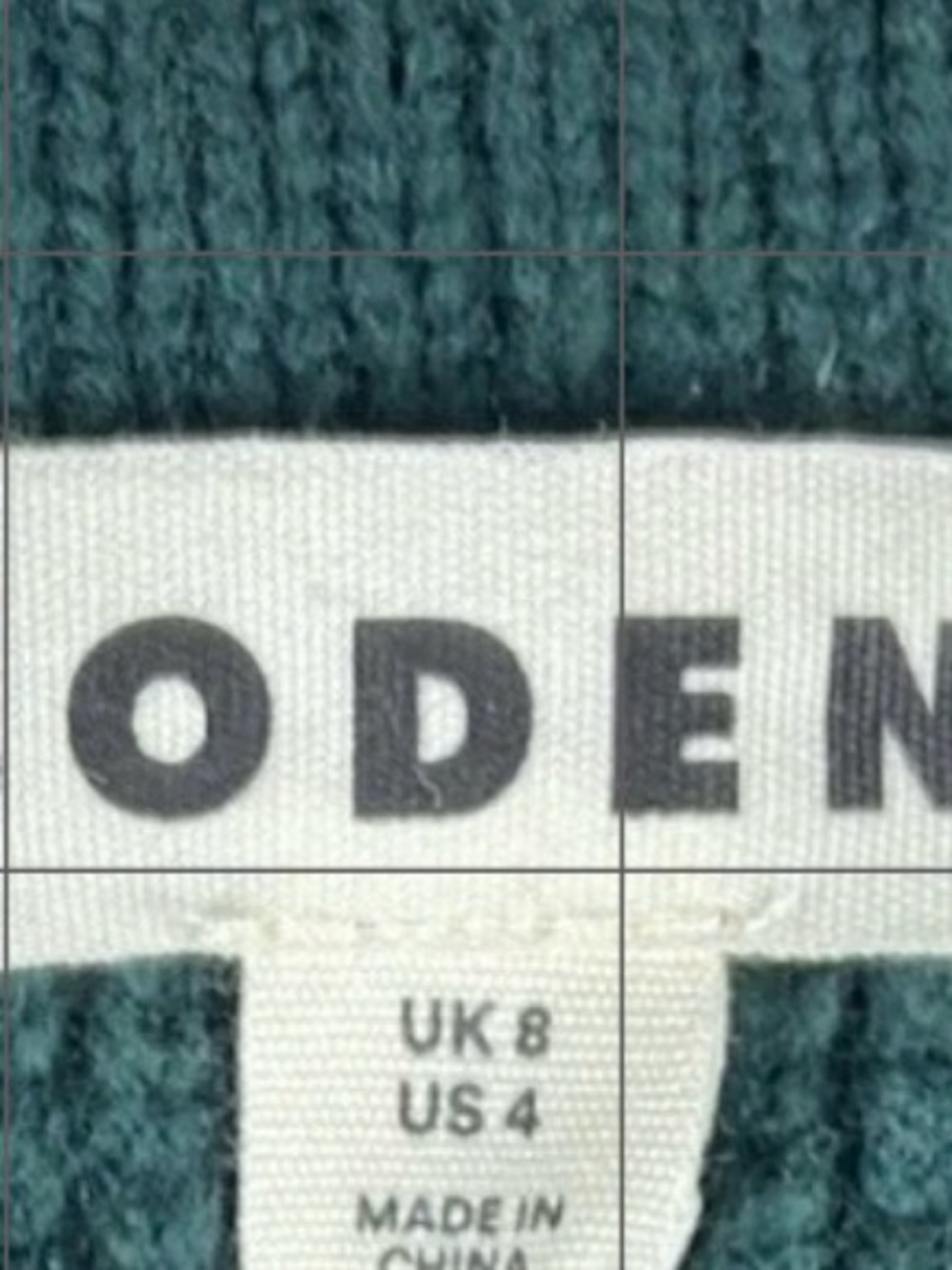 Boden Wool Cardigan Sweater Button Women’s Size 4 Excellent Condition Dark Green - Picture 2 of 8